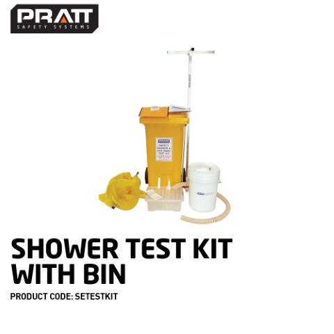 PRATT SHOWER TEST KIT WITH BIN  